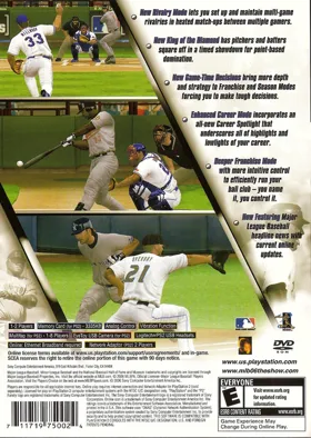 MLB 06 - The Show box cover back
